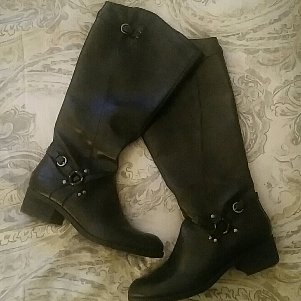 Unisa Black Riding Boots ** price drop** - Picture 1 of 5
